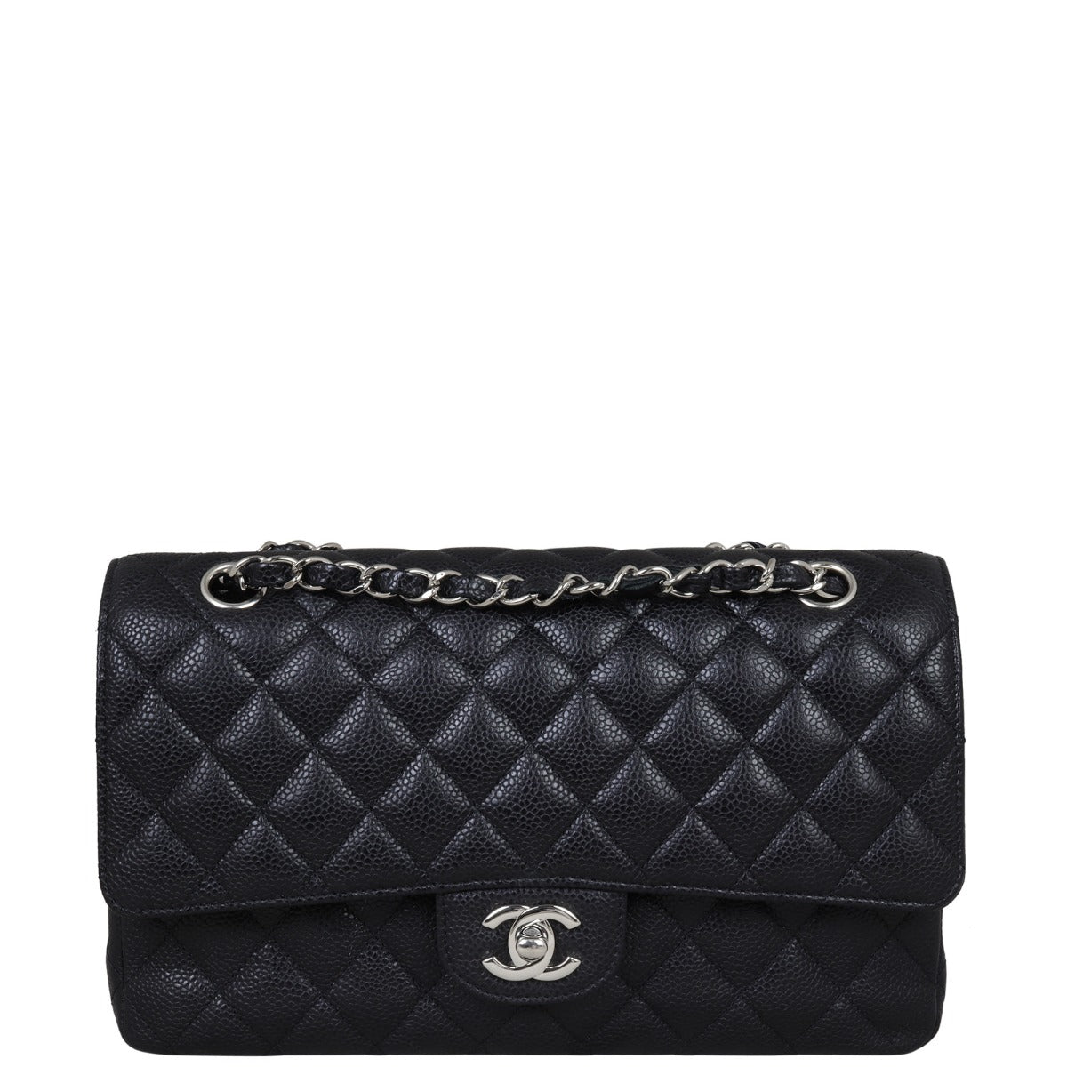 Chanel Classic Double Flap Medium | Black Caviar 19 Series