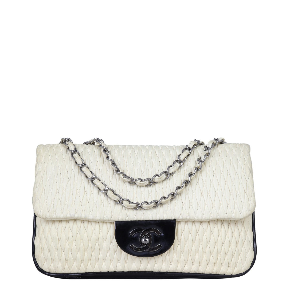 Chanel Woven Leather Flap Bag