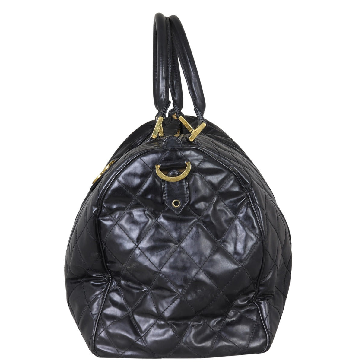 Chanel Vintage Quilted Duffle Bag