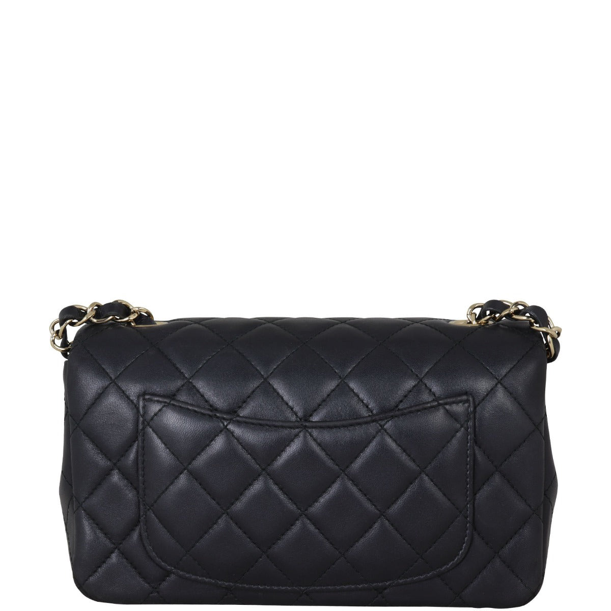 Chanel Classic Flap Mini Rectangular Bag | Black GHW