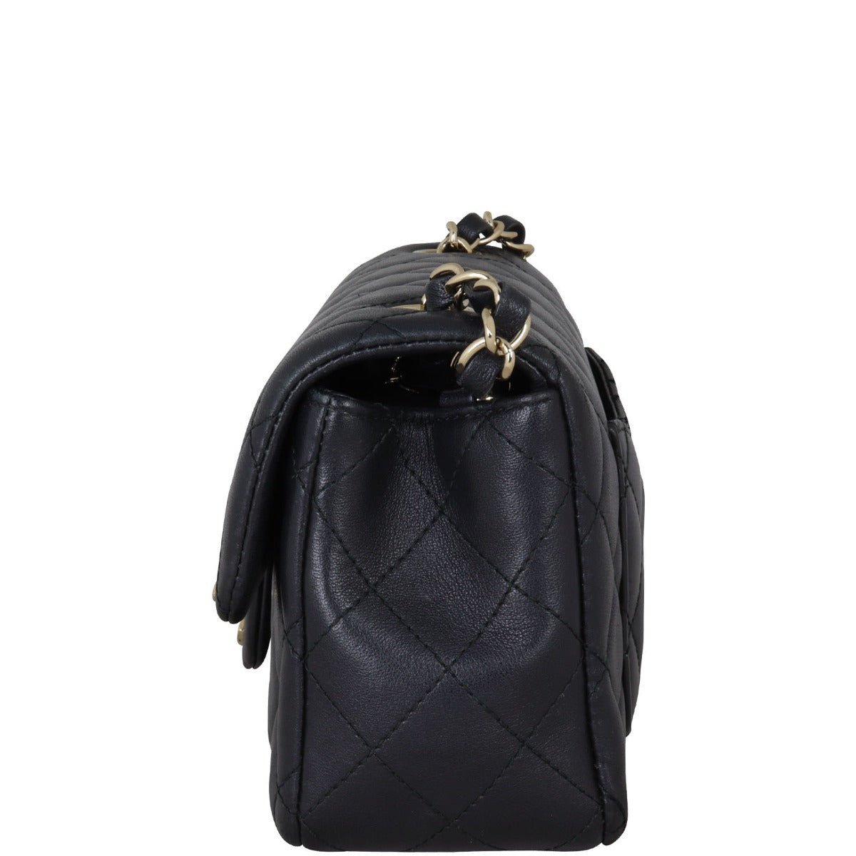 Chanel Classic Flap Mini Rectangular Bag | Black GHW
