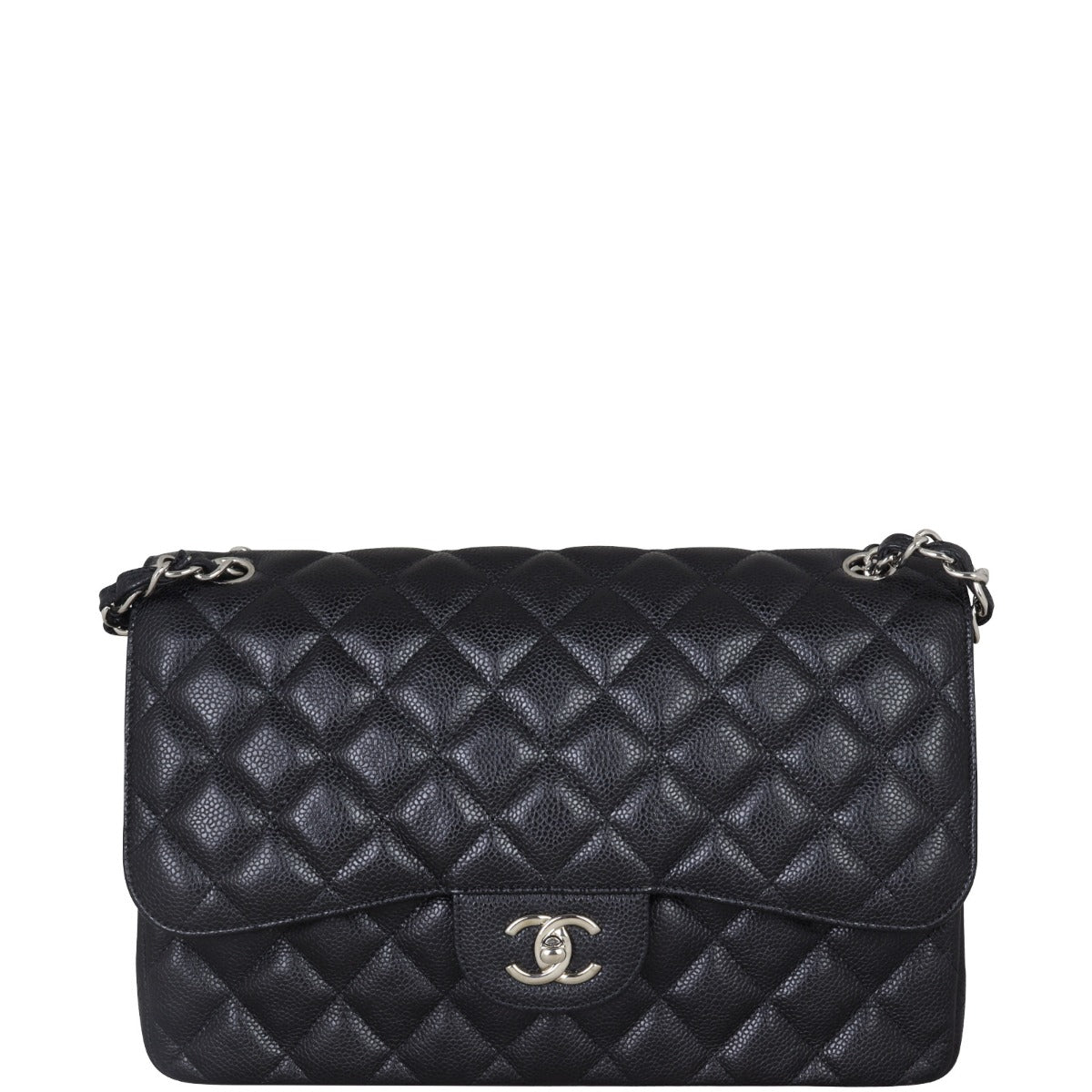 Chanel Classic Double Flap Jumbo | Black Caviar