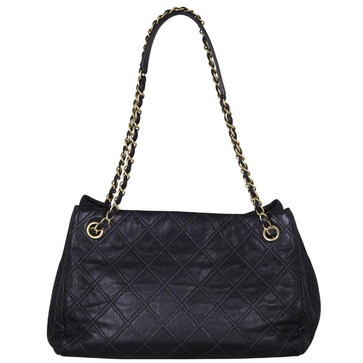 Chanel CC Quilted Tote | Black