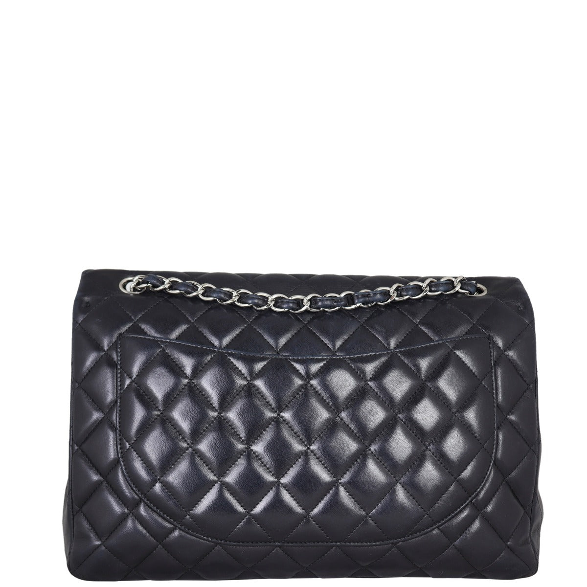 Chanel Classic Single Flap Maxi | Black Lambskin