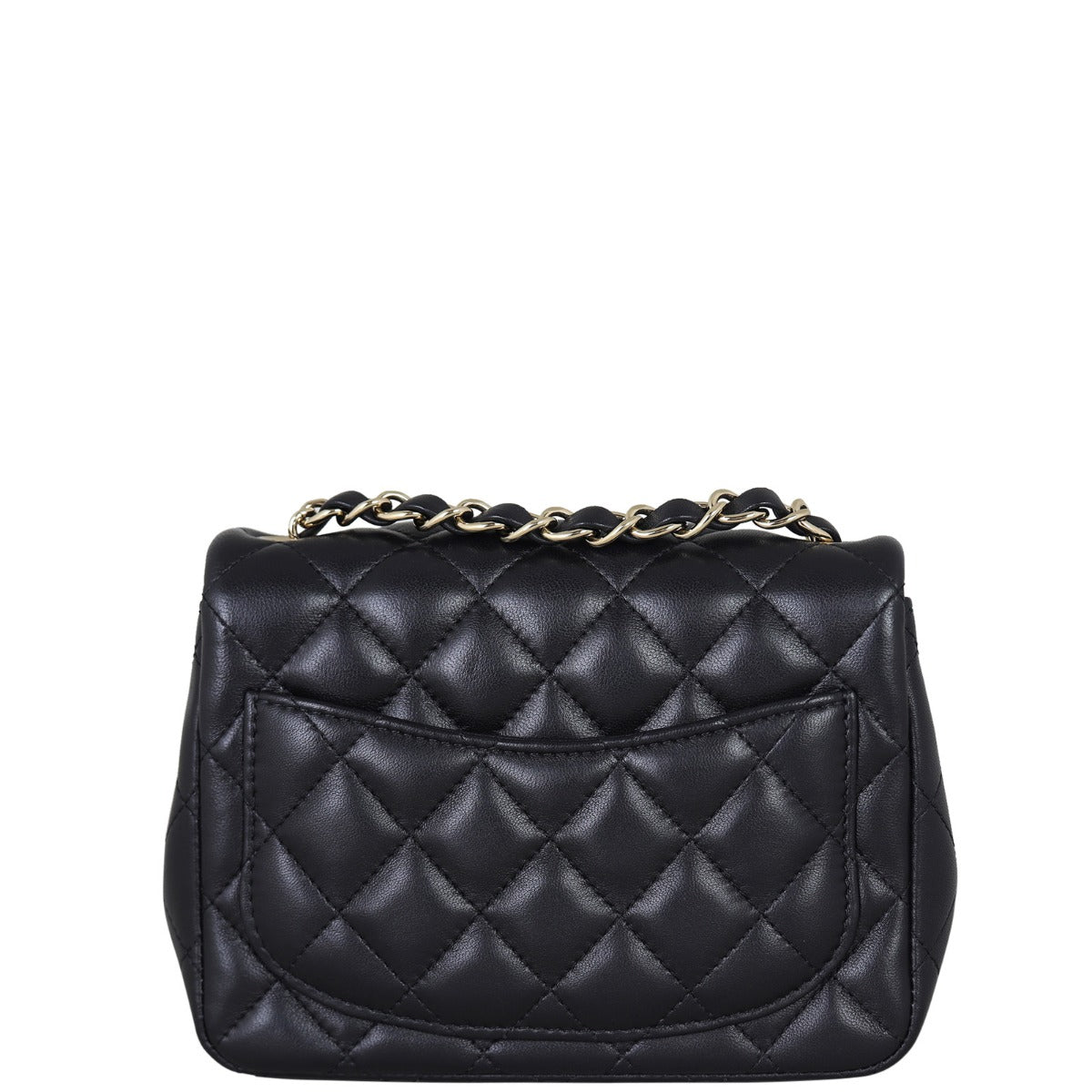 Chanel Classic Flap Mini Square | Black Lambskin GHW