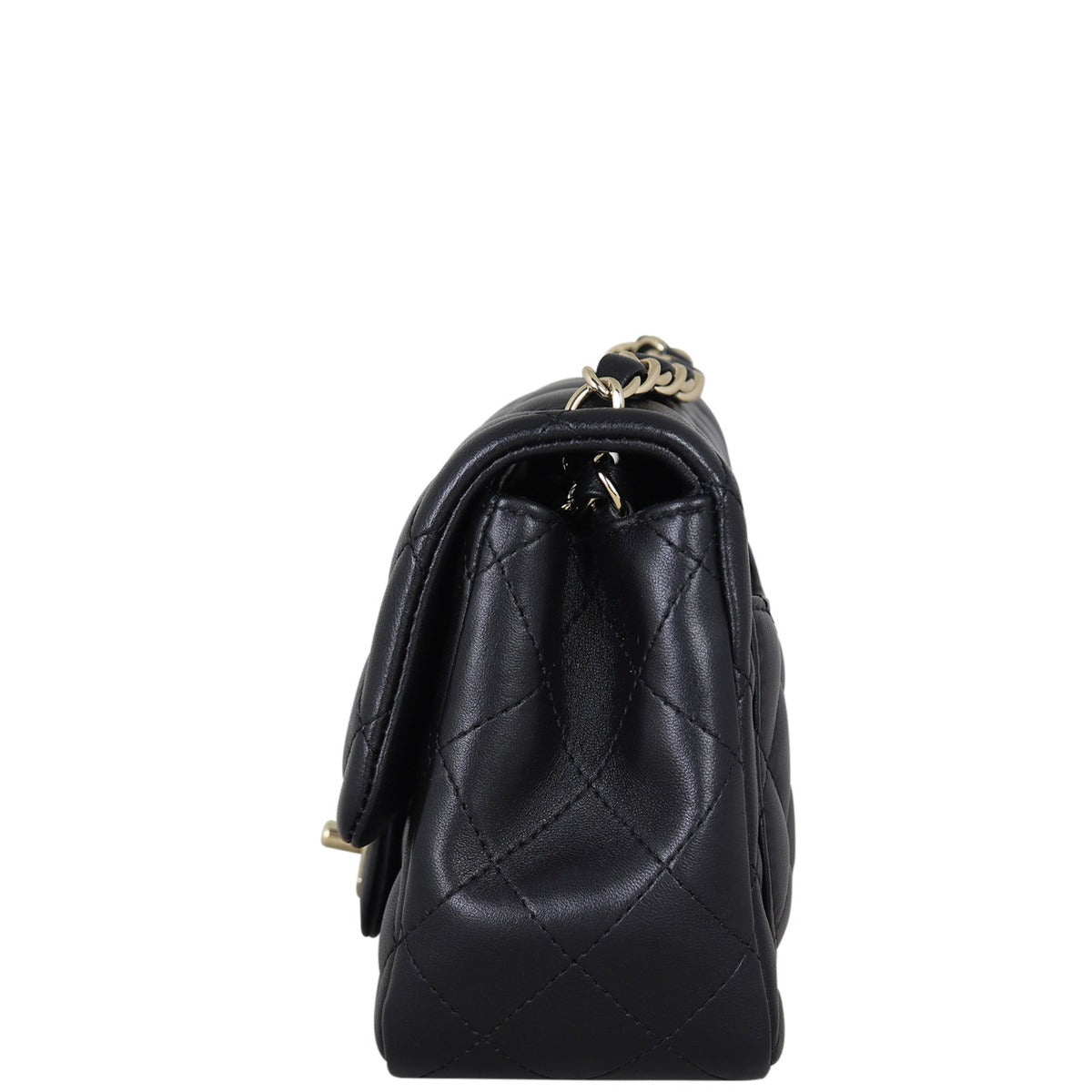 Chanel Classic Flap Mini Square | Black Lambskin GHW