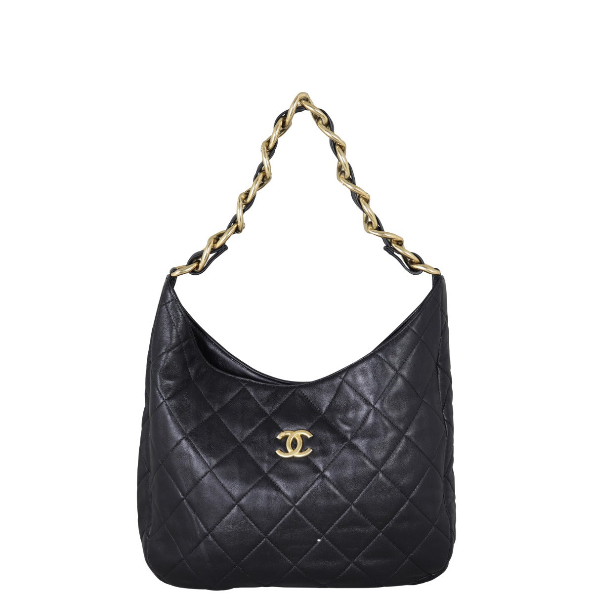 Chanel Quilted Lambskin Hobo