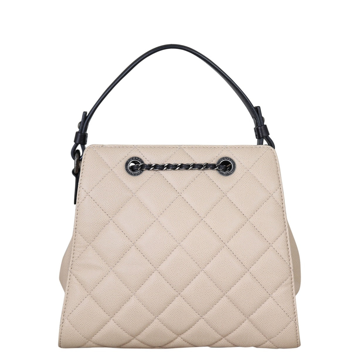 Chanel CC Quilted Bucket Bag