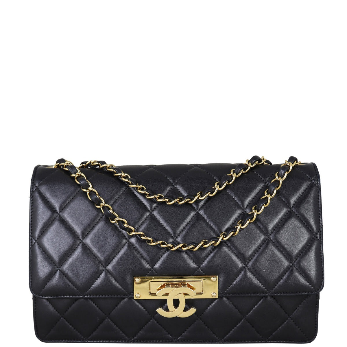Chanel CC Golden Class Flap Bag Large