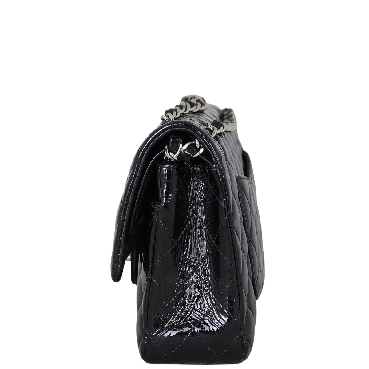 Chanel Classic Double Flap Medium Patent | Black