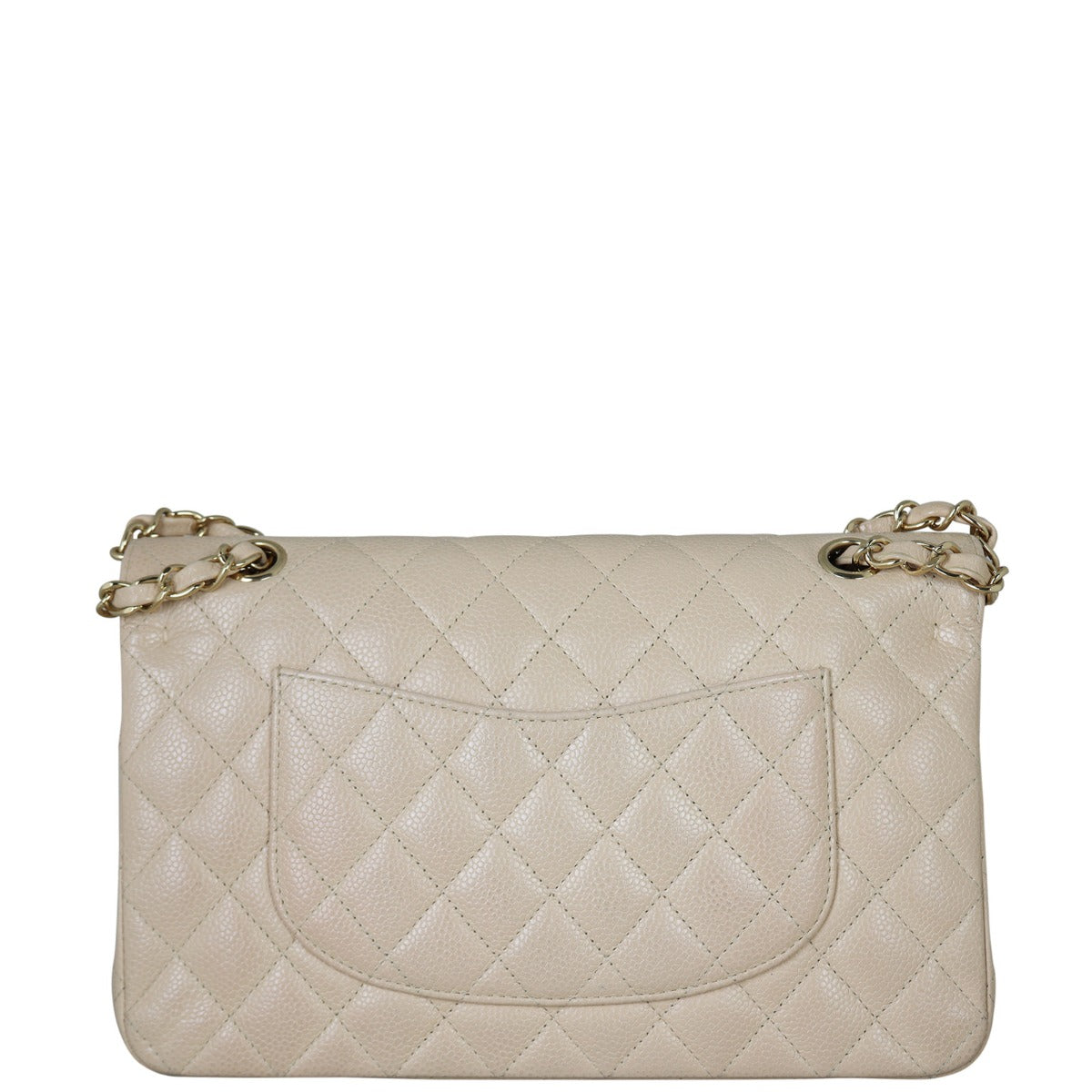 Chanel Classic Double Flap Medium | Beige Caviar