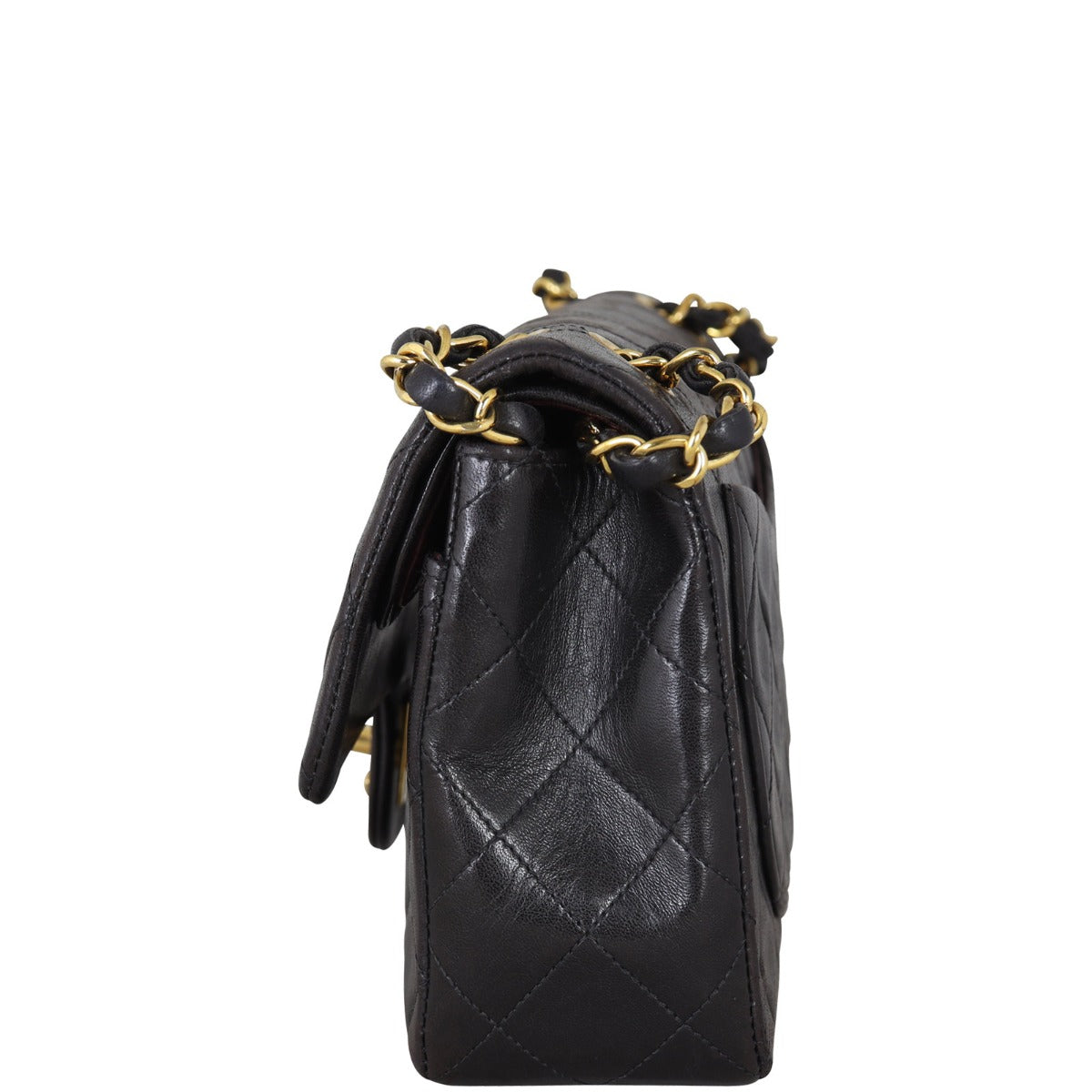 Chanel Classic Double Flap Small | Black Vintage 3 Series