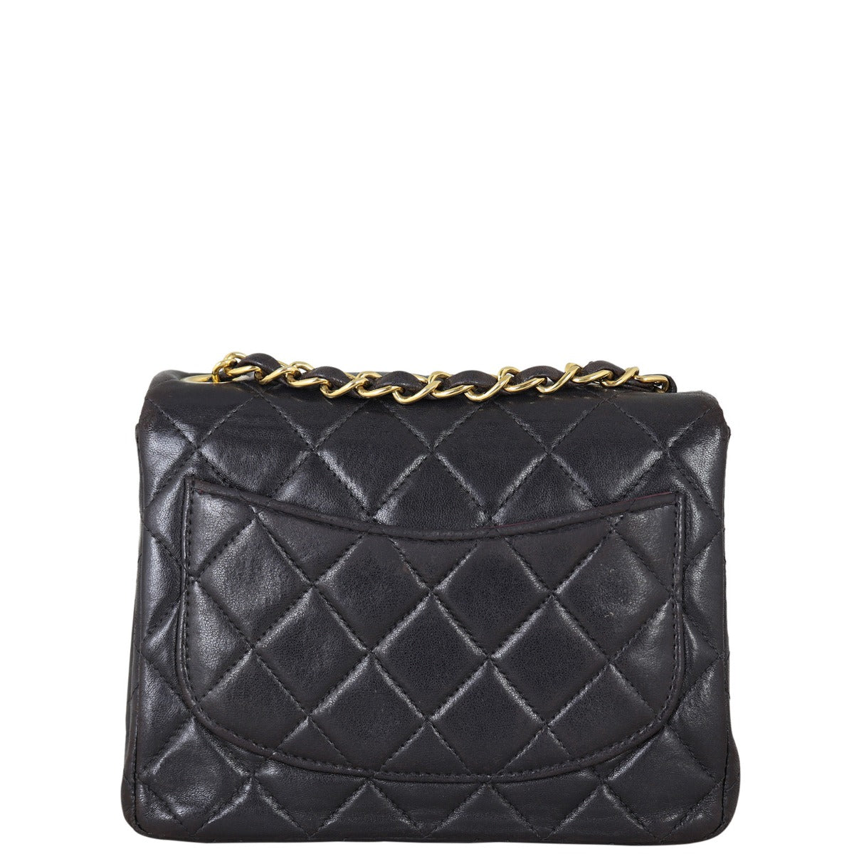 Chanel Classic Flap Mini Square | Black Quilted Lambskin