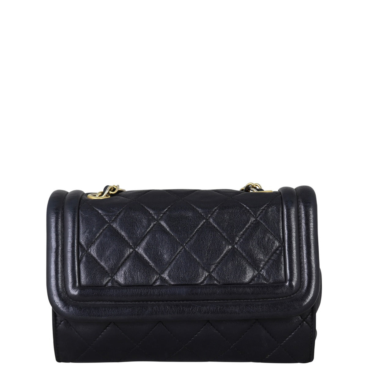 Chanel Vintage Quilted Flap Bag | Black