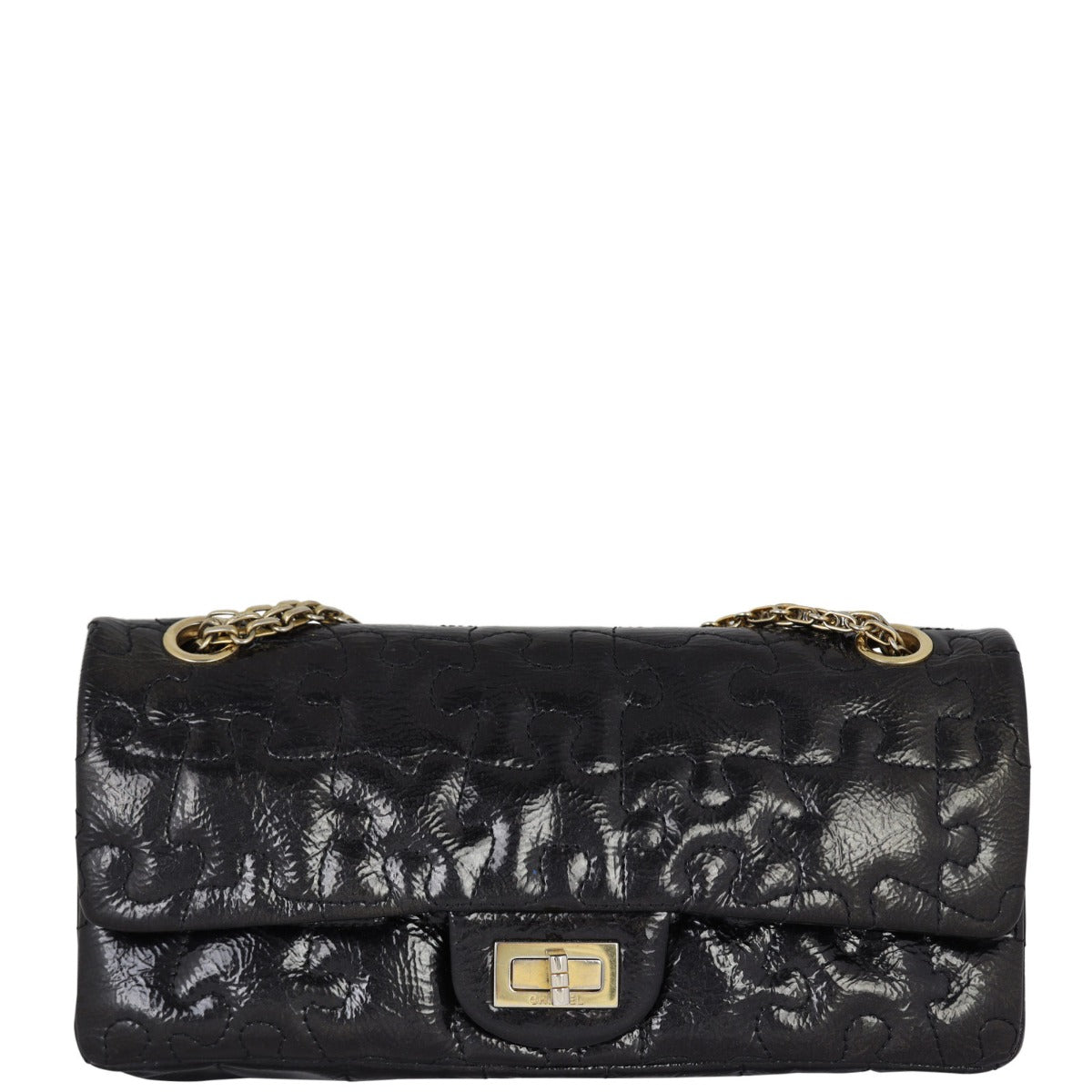 Chanel 2.55 Reissue East West Puzzle Flap Bag Patent