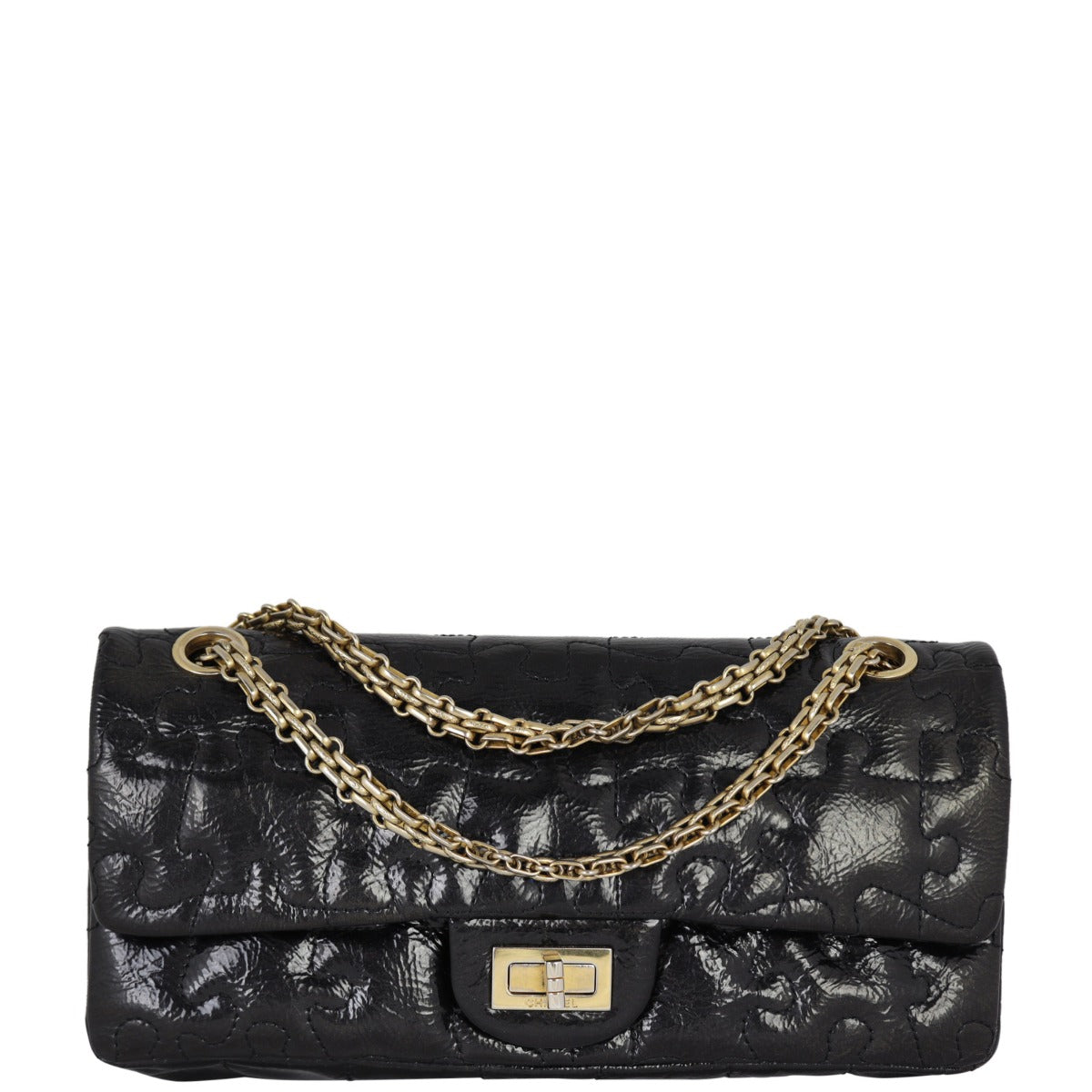 Chanel 2.55 Reissue East West Puzzle Flap Bag Patent