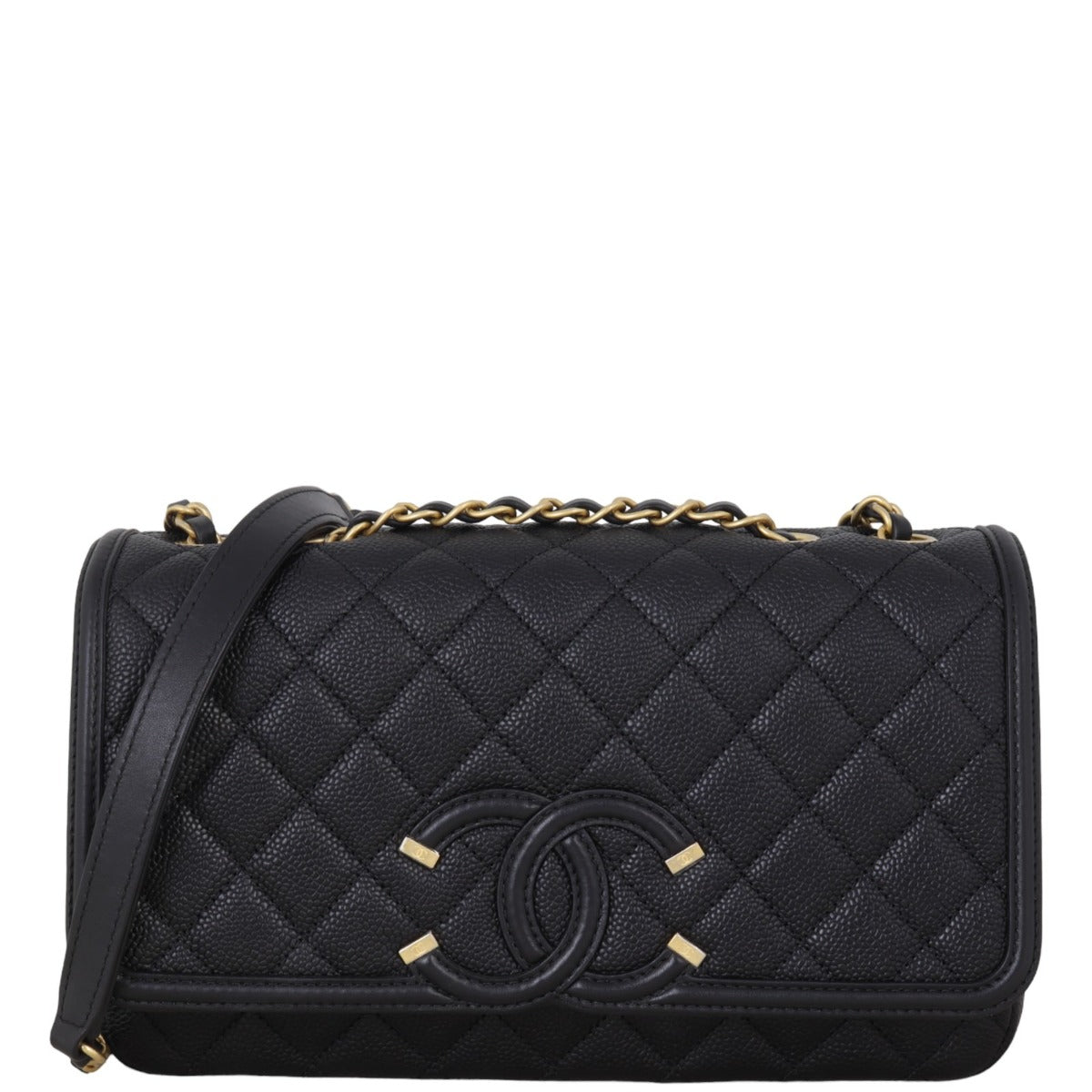 Chanel CC Filigree Medium Flap Bag