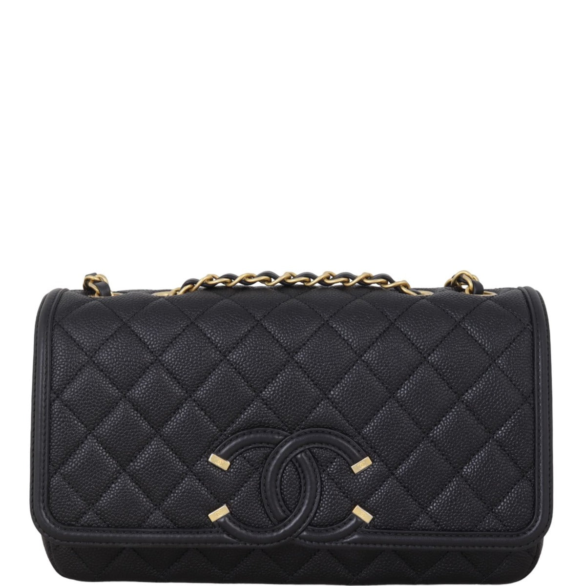 Chanel CC Filigree Medium Flap Bag