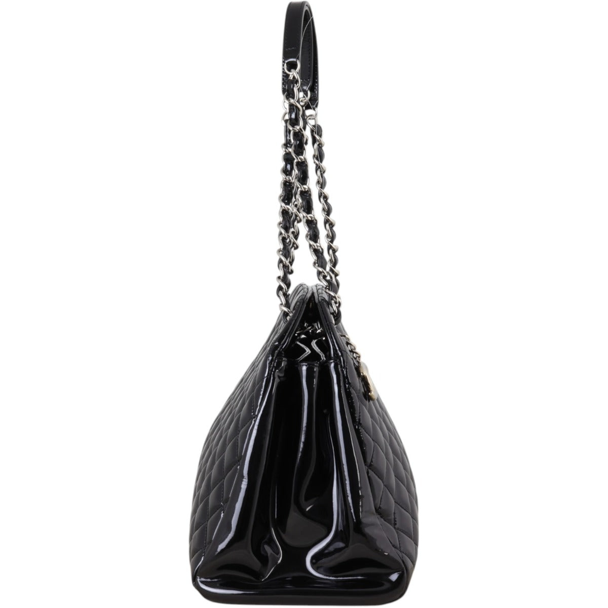 Chanel Mademoiselle Bowler Bag Patent Large