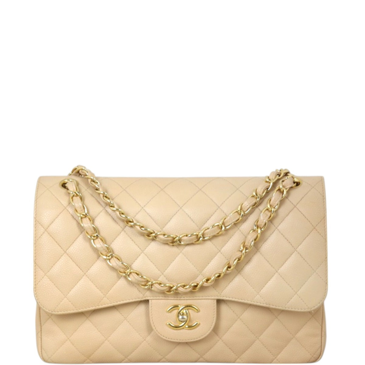 Chanel Classic Double Flap Jumbo Caviar