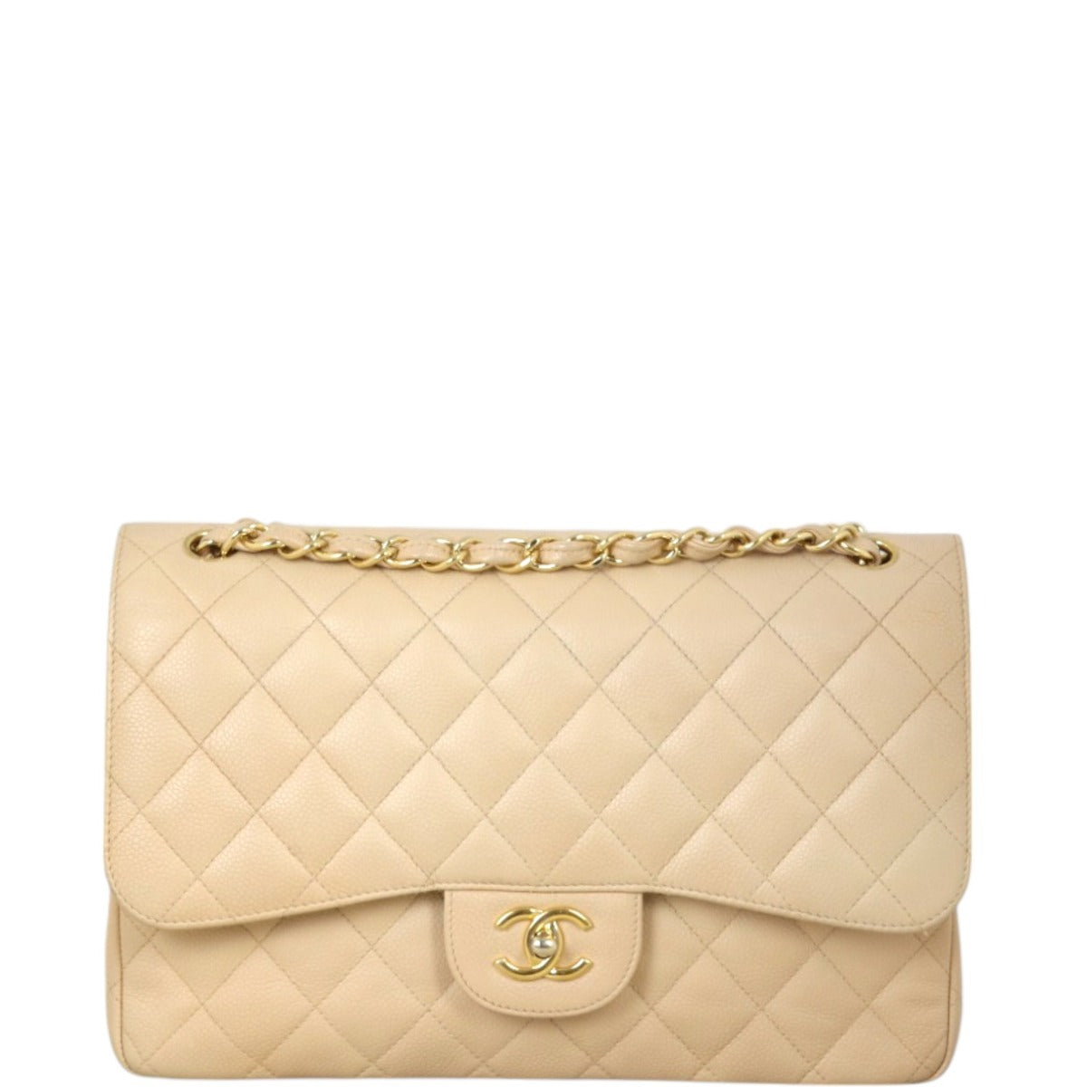 Chanel Classic Double Flap Jumbo Caviar