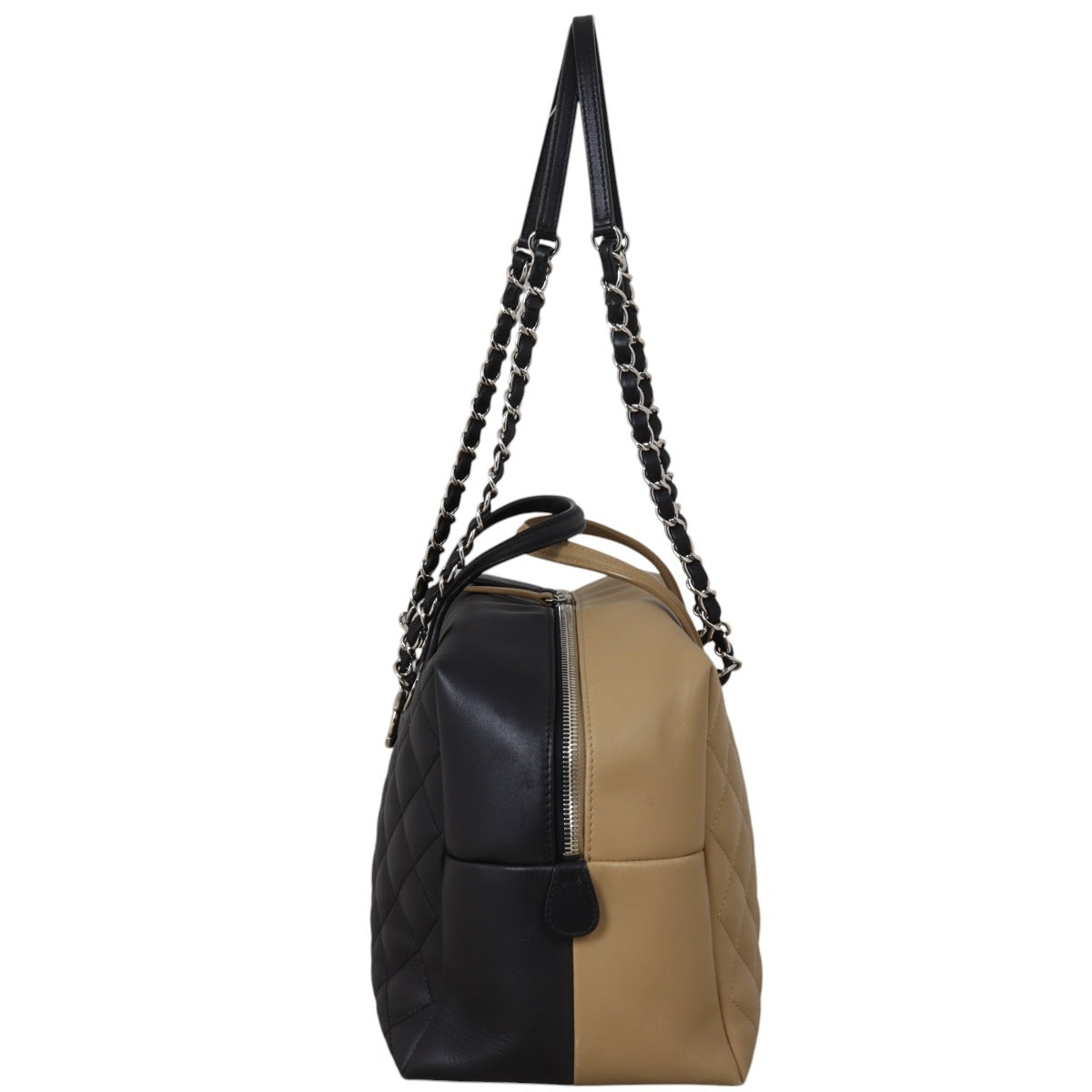 Chanel CC Bicolour Bowling Bag