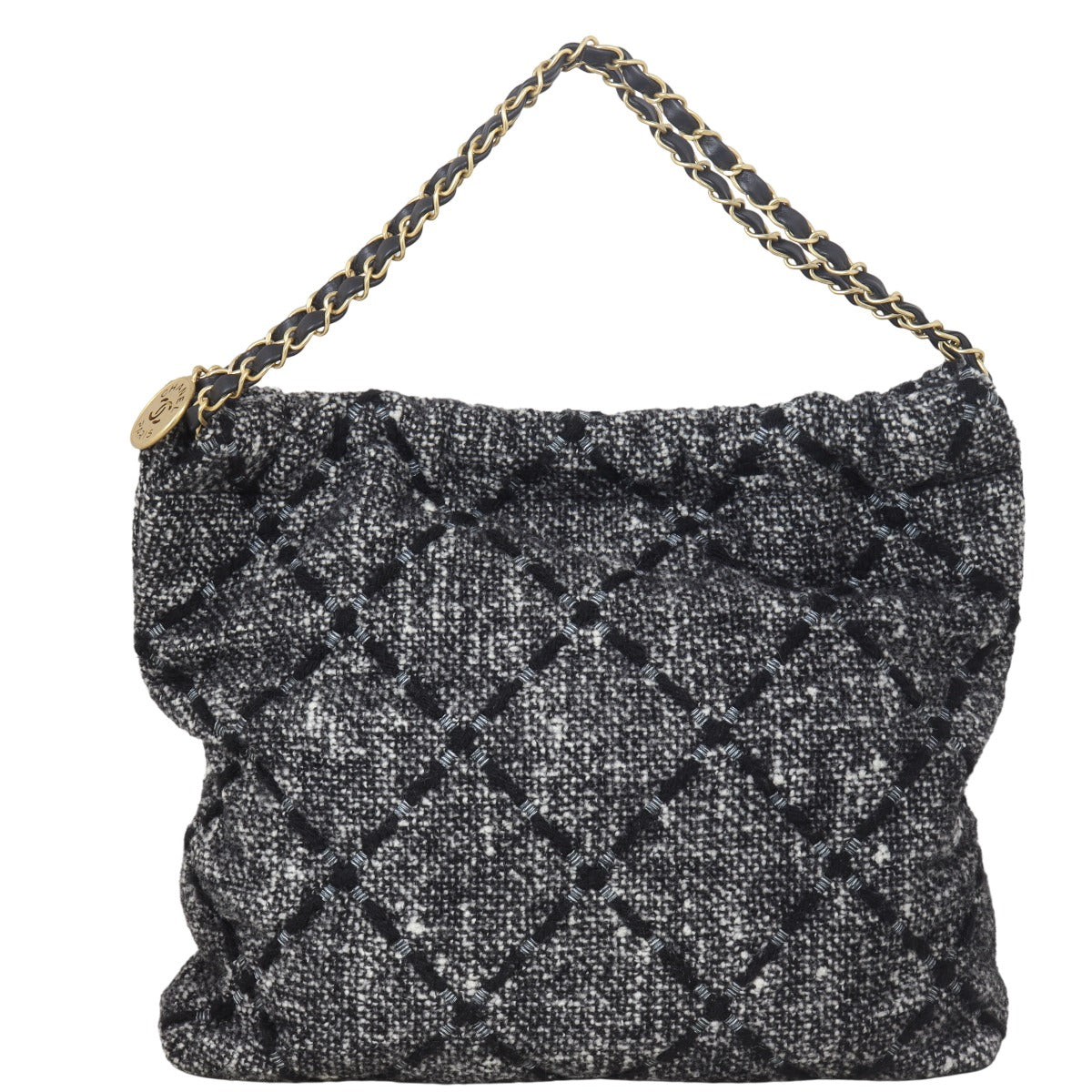 Chanel 22 Hobo Medium Tweed