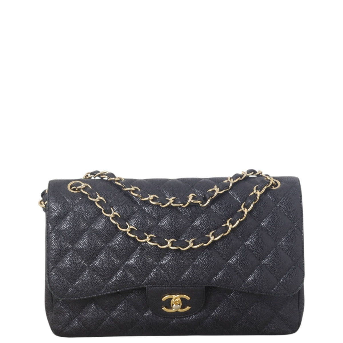 Chanel Classic Double Flap Jumbo Caviar