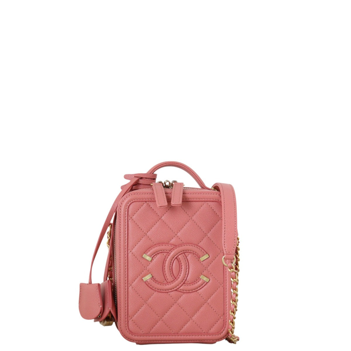 Chanel CC Filigree North-South Vanity Case