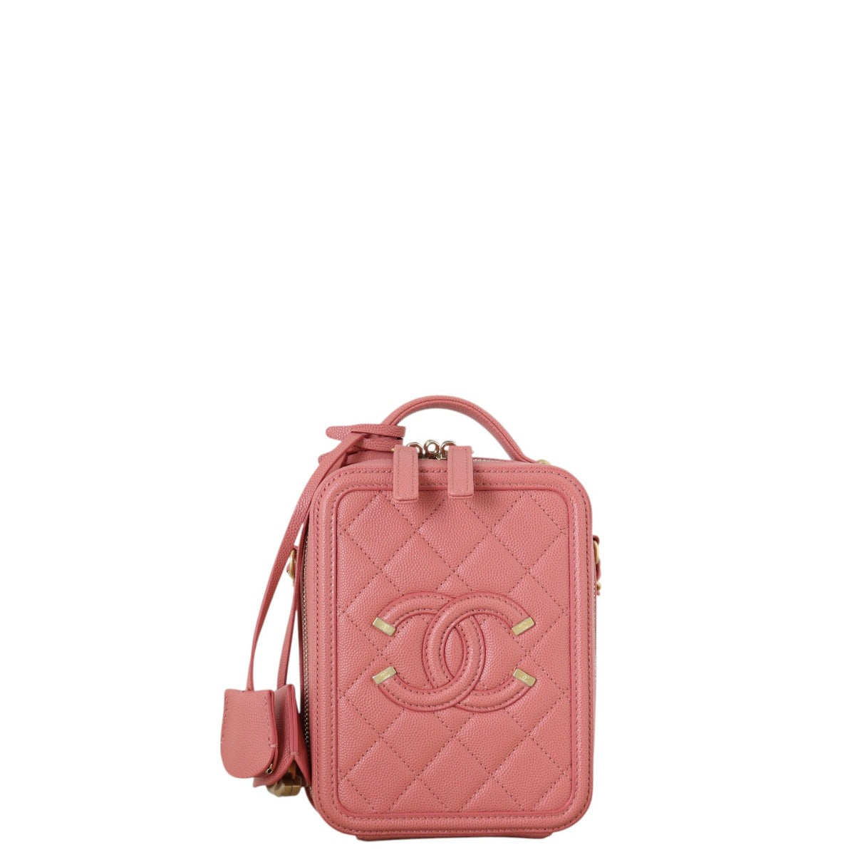 Chanel CC Filigree North-South Vanity Case