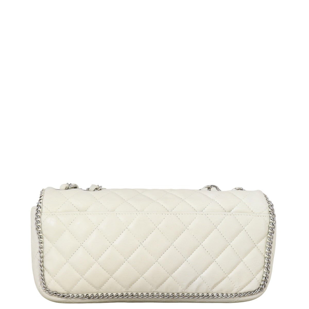 Chanel Chain Trim East West Flap Bag