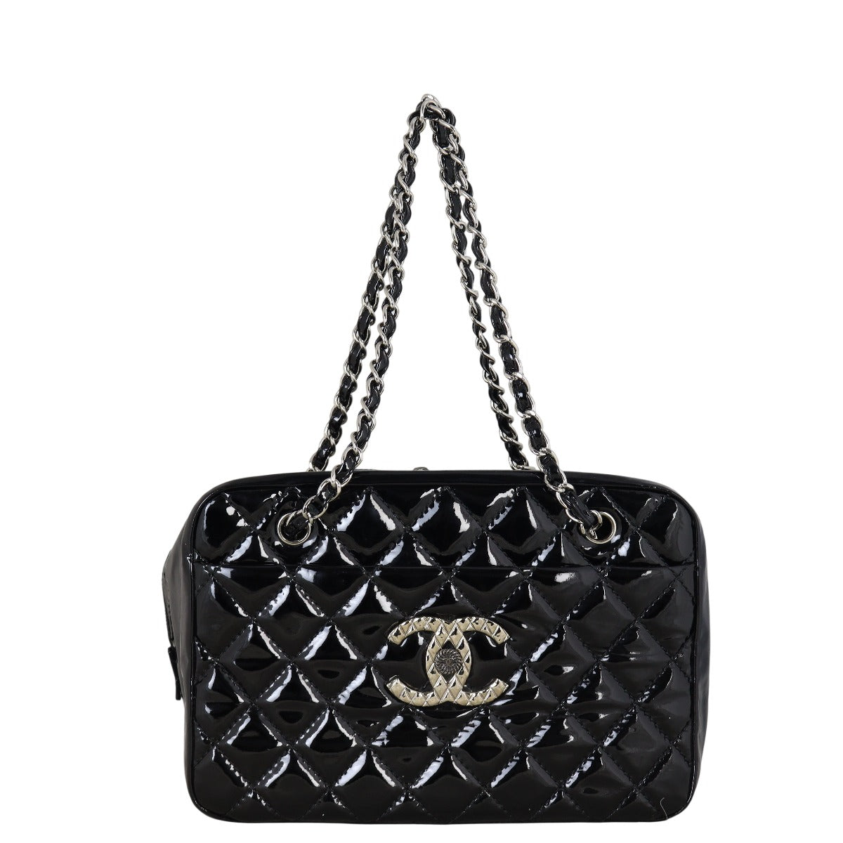 Chanel Brilliant Patent Camera Bag Large