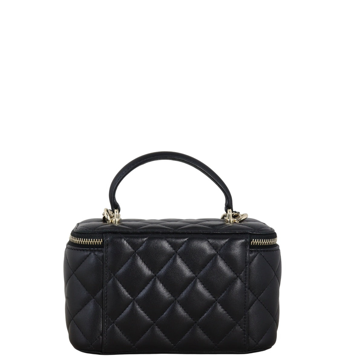 Chanel Top Handle Vanity Case Chain Bag Small