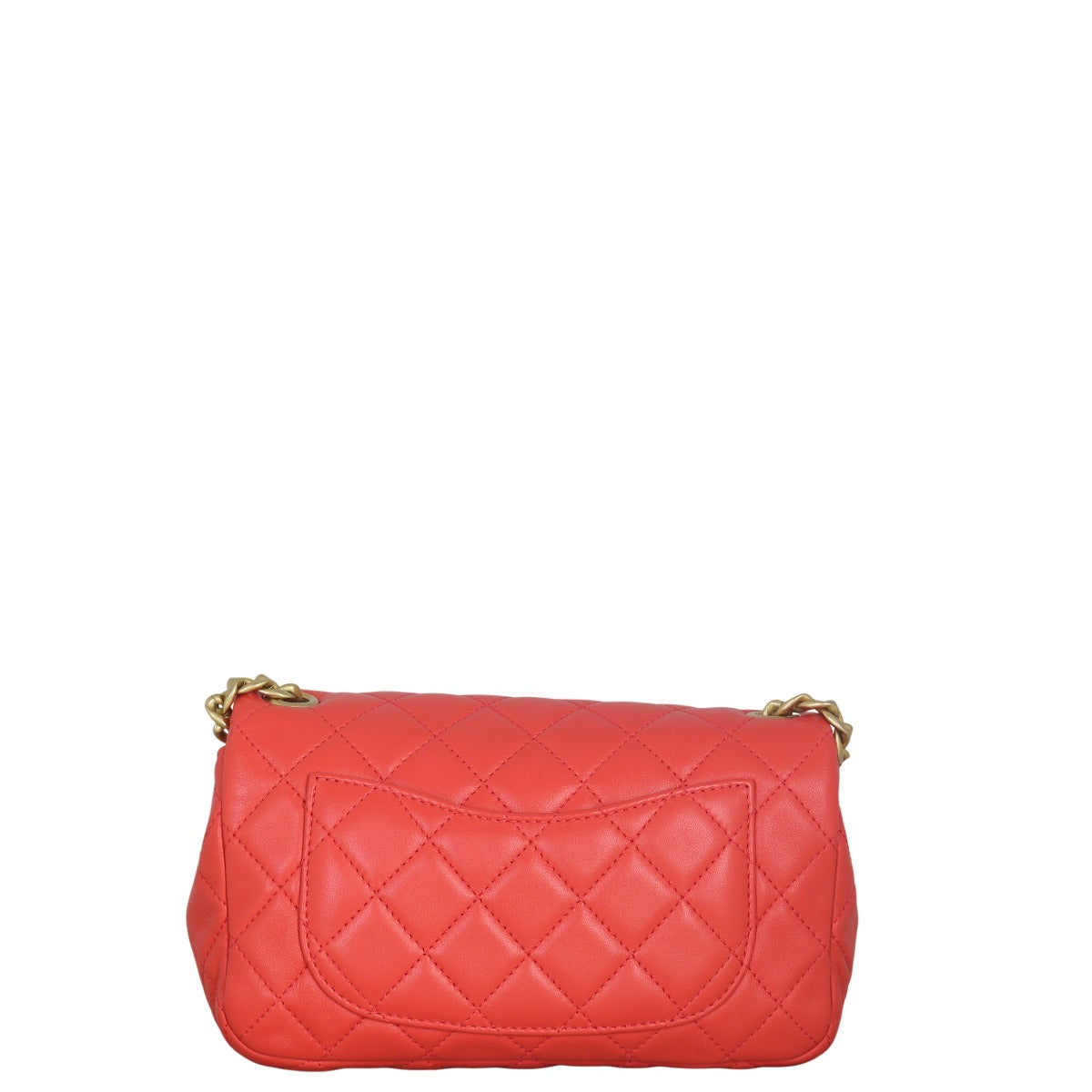 Chanel Pearl Samba Mini Rectangular Flap Bag Lambskin