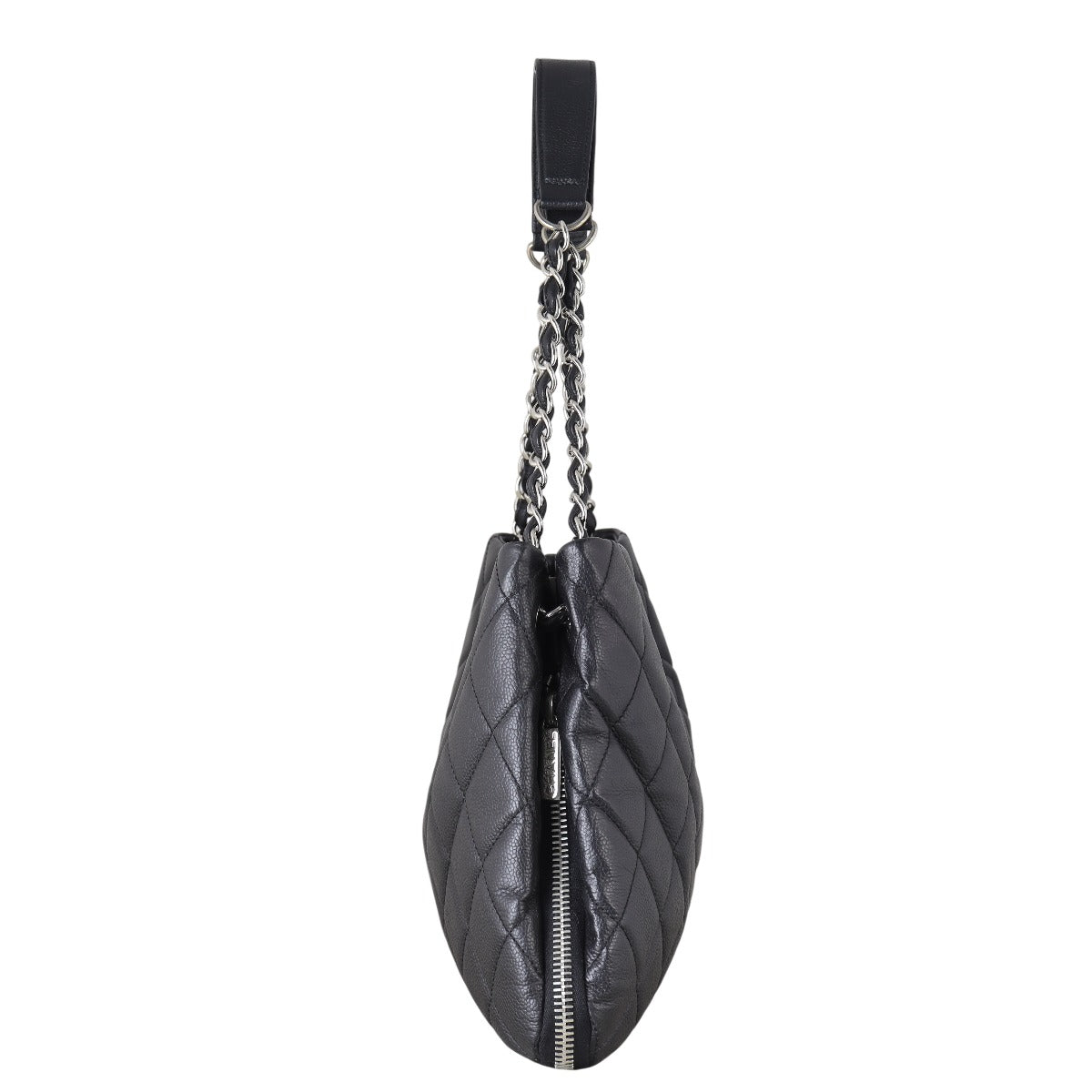 Chanel CC Zip Expandable Shoulder Bag
