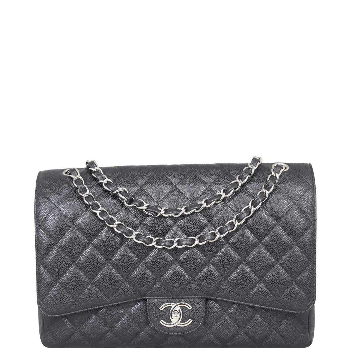 Chanel Classic Double Flap Maxi | Black 14 Series