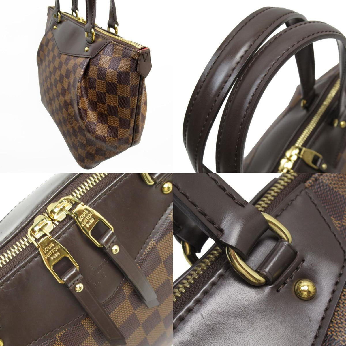 Louis Vuitton Ebene Damier Canvas Handbag