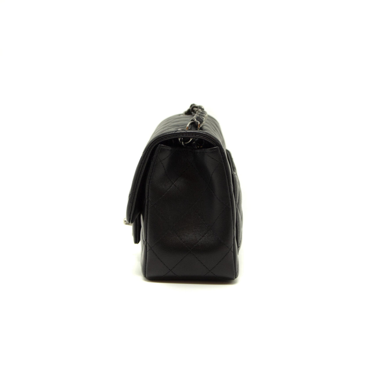 Chanel Quilted Lambskin Square Mini Black Handbag