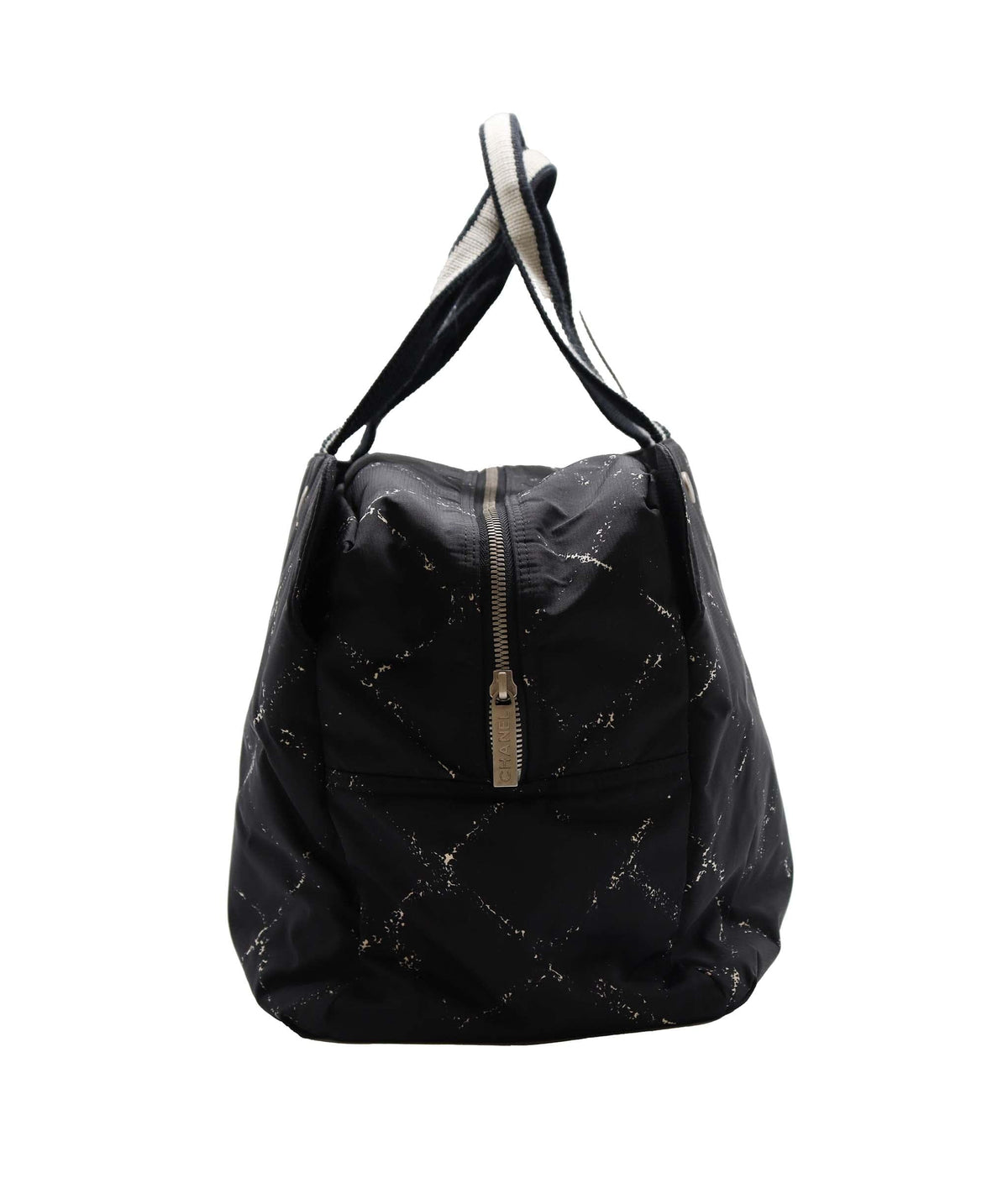 Chanel Black Nylon Travel Tote Bag AGC2038