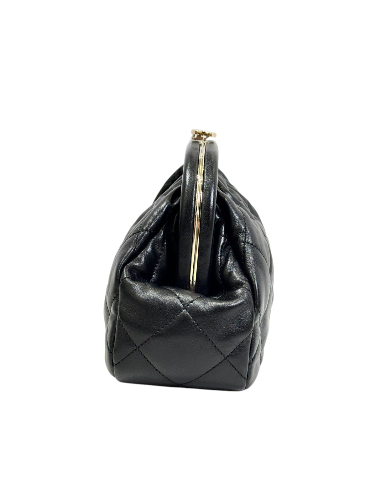 Chanel Black Evening Chain Clutch Bag ACJA8TH0