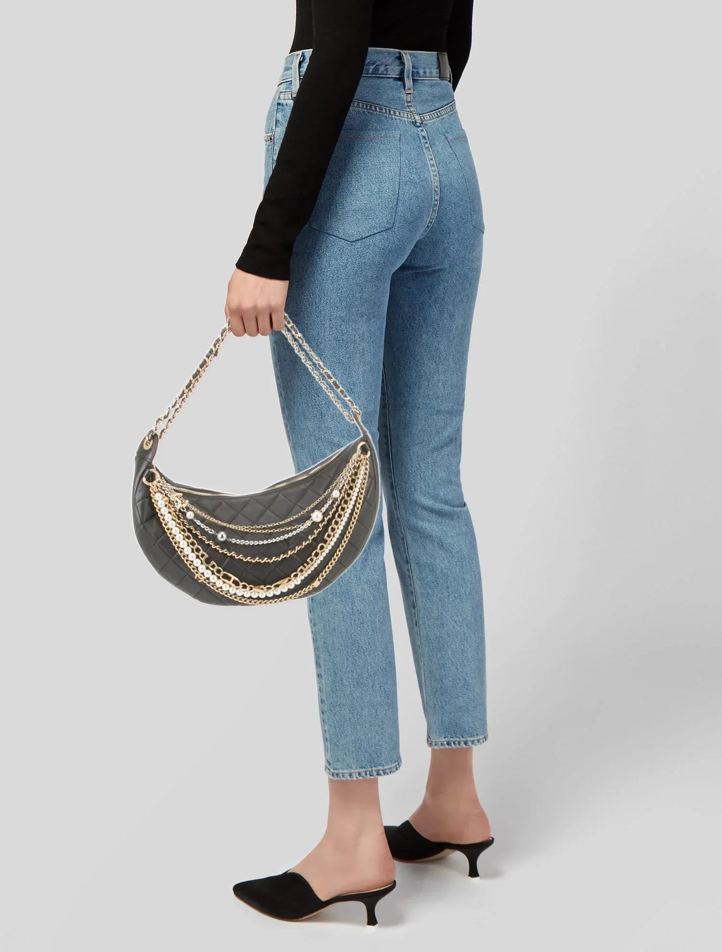 CHANEL PARIS HOBO ALL ABOUT CHAINS BAG