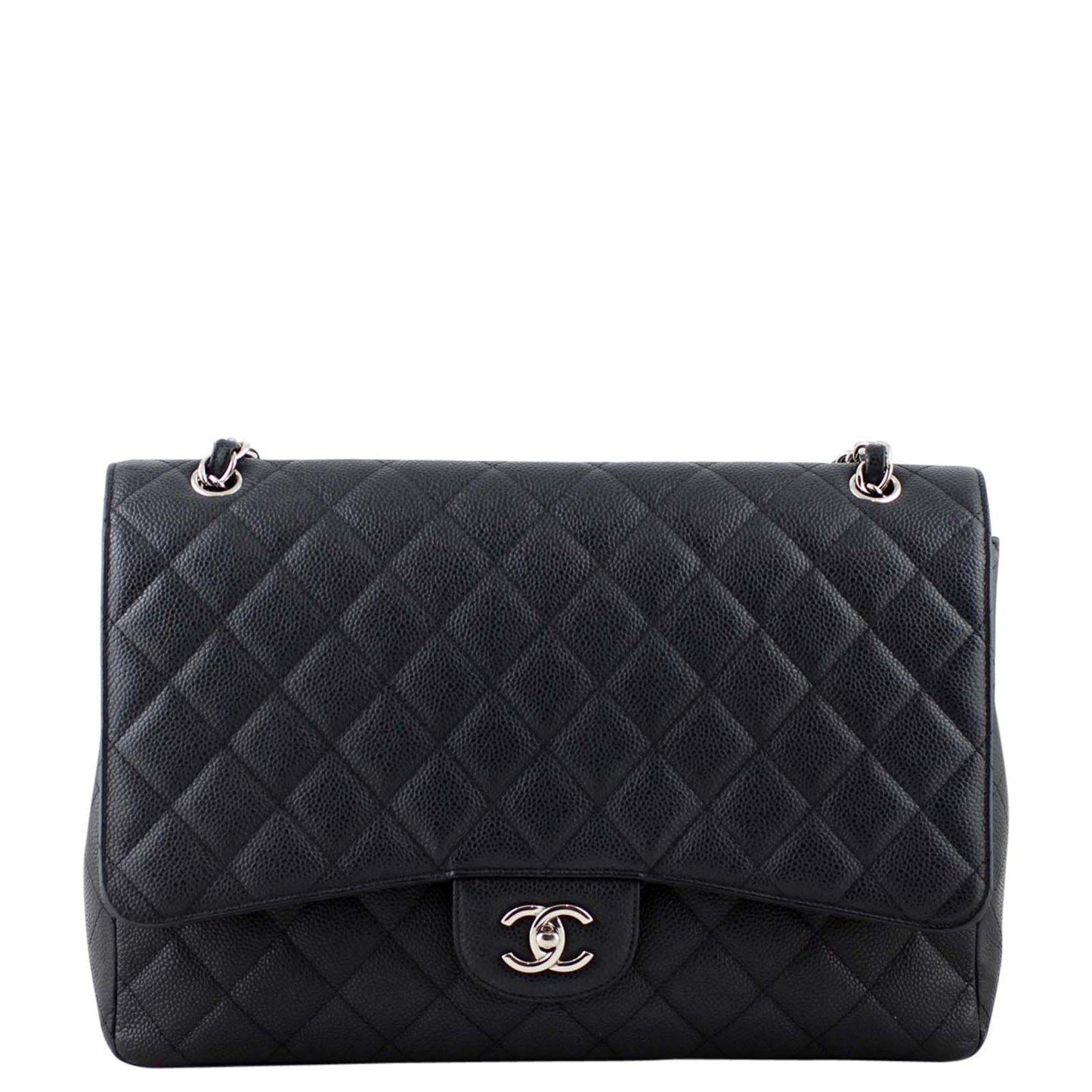 Chanel Classic Single Flap Maxi | Black Caviar 13 Series