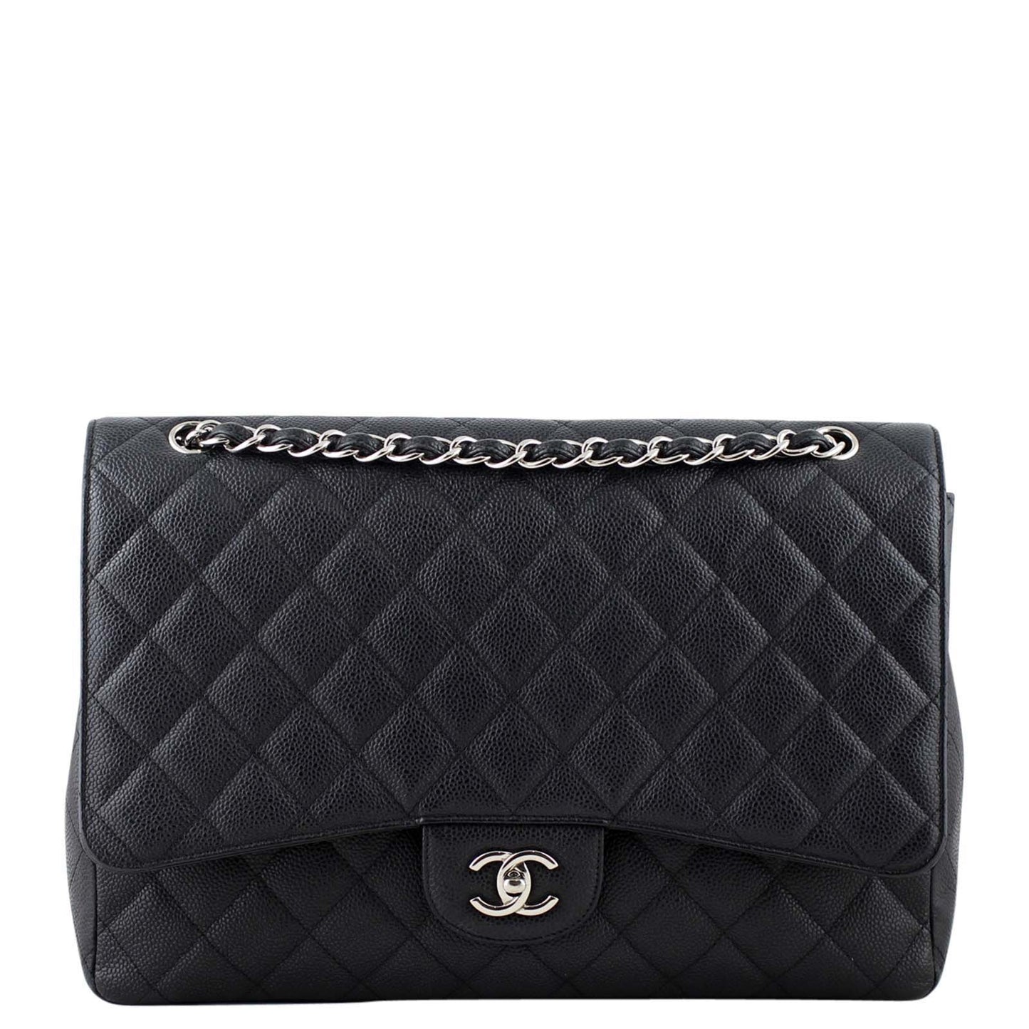 Chanel Classic Single Flap Maxi | Black Caviar 13 Series