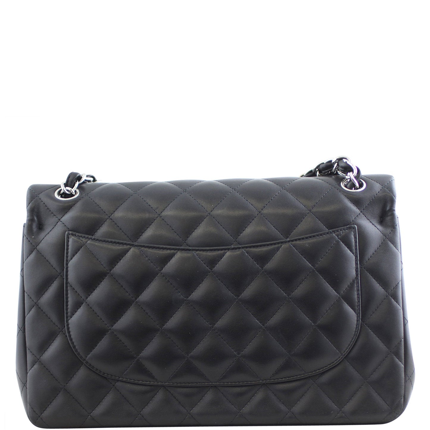 Chanel Classic Double Flap Jumbo | Black Lambskin 19 Series