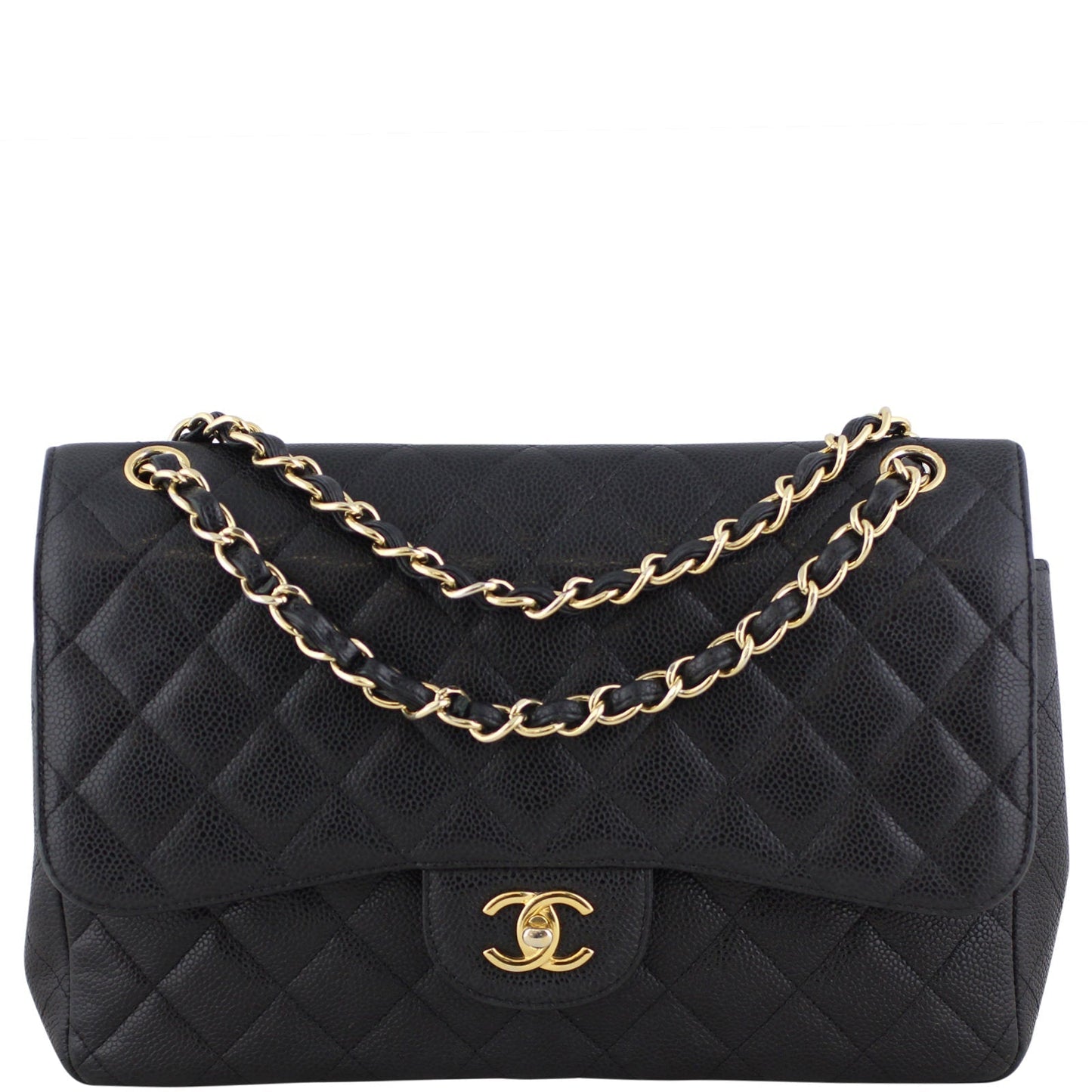 Chanel Classic Double Flap Jumbo Caviar