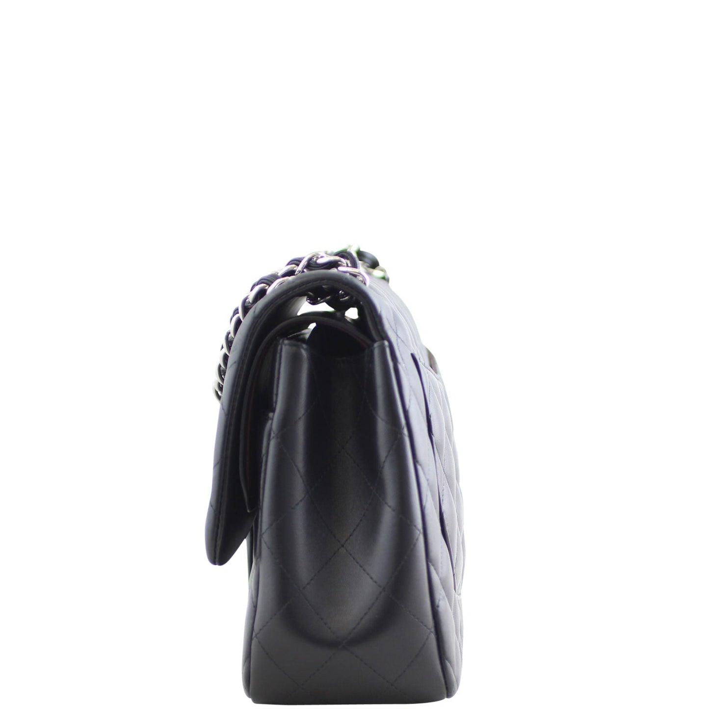 Chanel Classic Double Flap Jumbo | Black Lambskin 19 Series