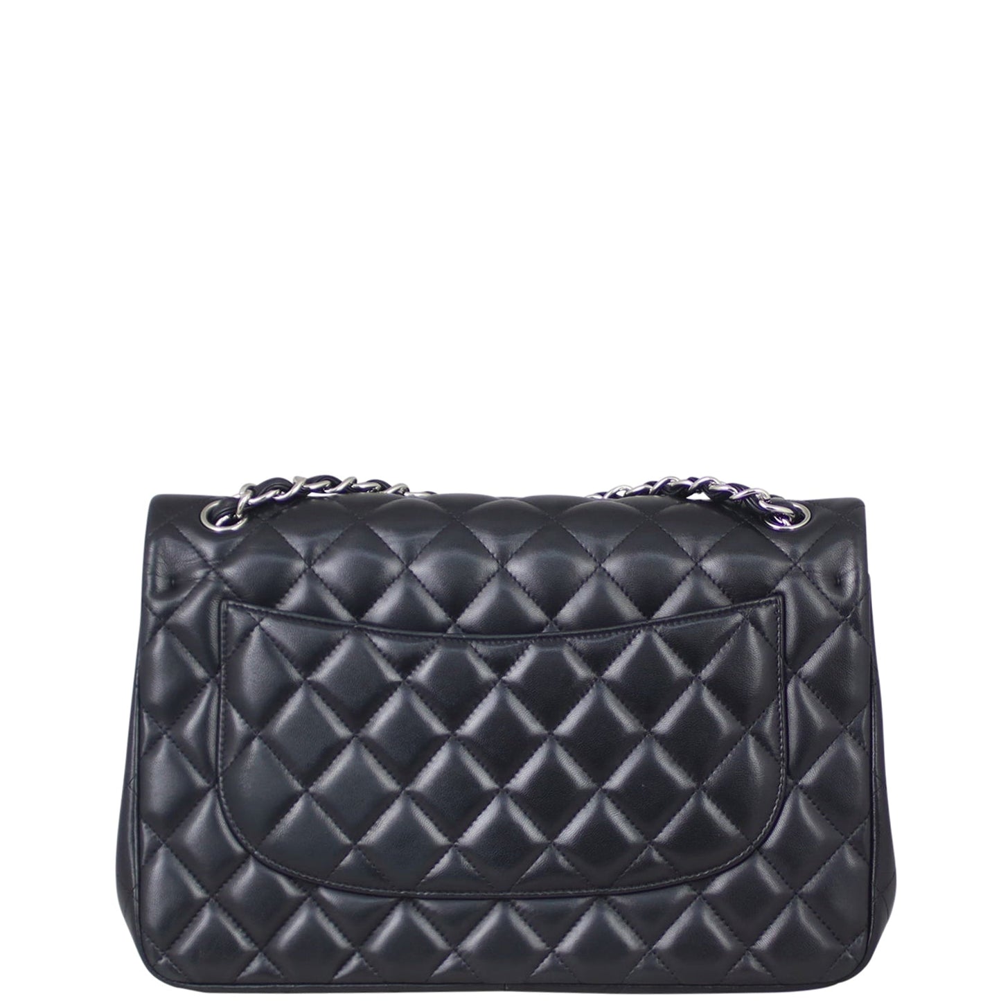 Chanel Classic Double Flap Jumbo | Black Lambskin 15 Series