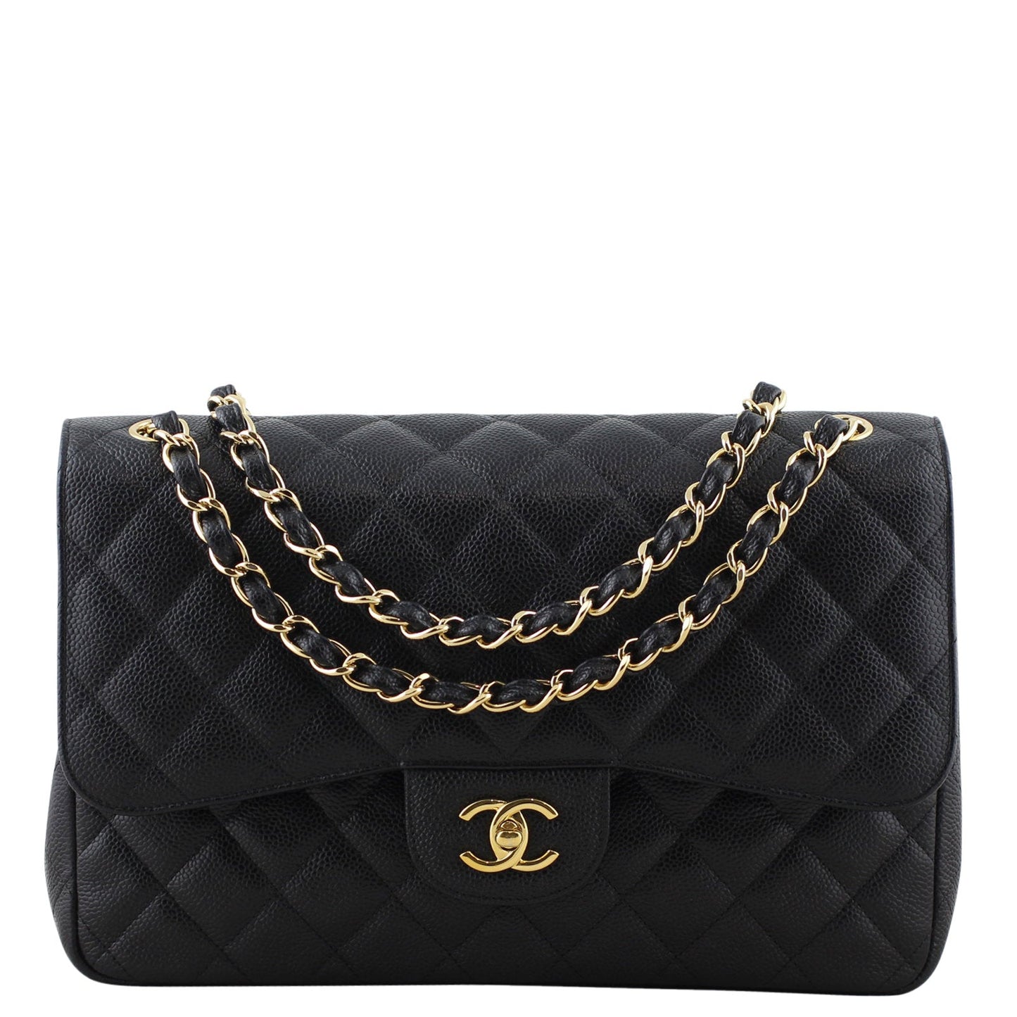 Chanel Classic Double Flap Jumbo | Black 14 Series