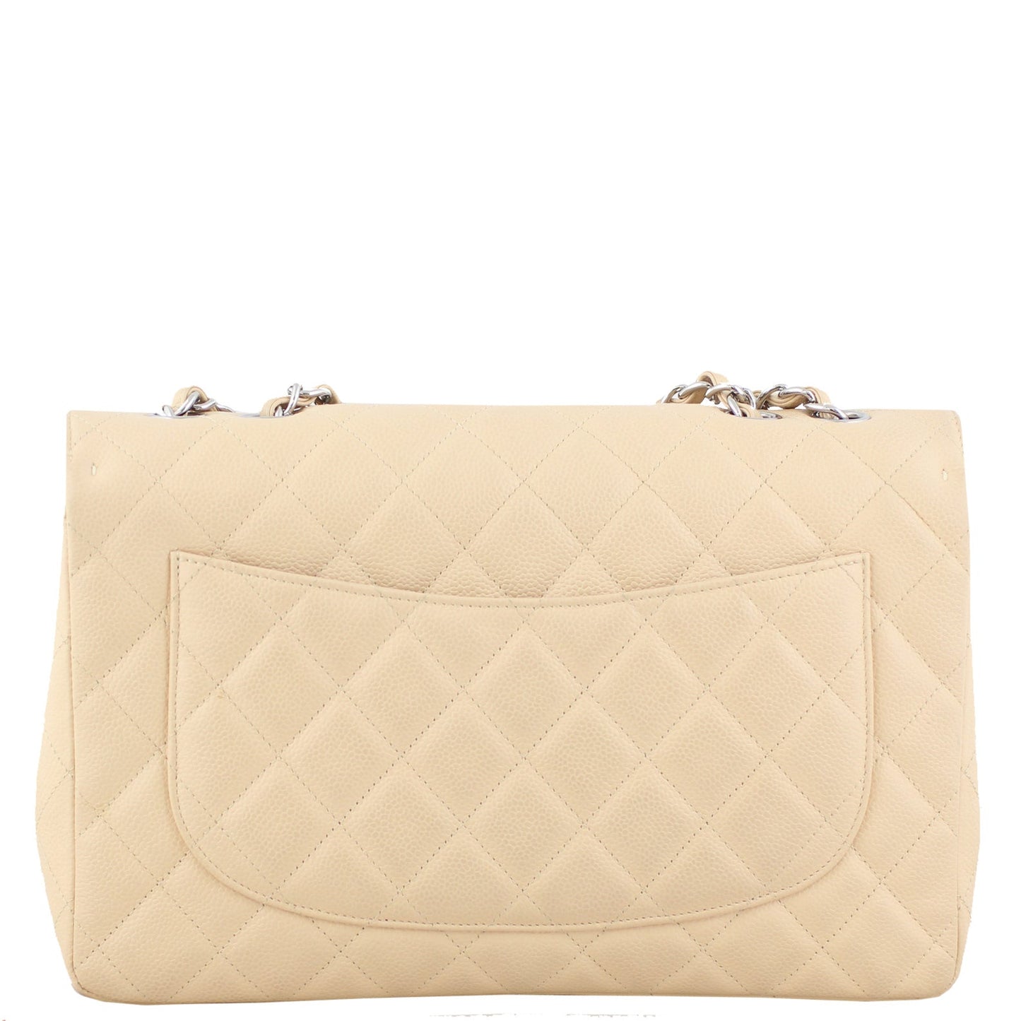 Chanel Classic Single Flap Jumbo |  Nude Beige