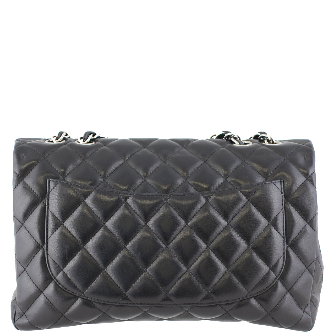 Chanel Classic Single Flap Jumbo | Black Lambskin 13 Series